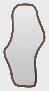 Light & Living Organische Spiegel 'Celano' Mangohout, 161 x 80cm, kleur Donkerbruin