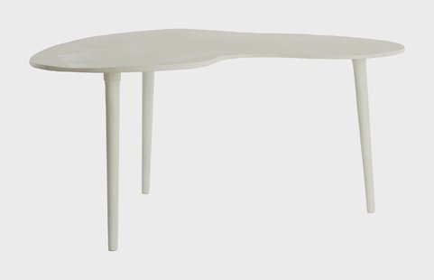 Light & Living Organische Bijzettafel 'Linos' 80 x 60cm, kleur Crème