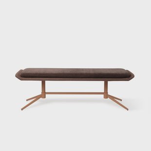 Jesper Home Eetkamerbank 'Oketo' 162cm, kleur Chestnut Chase