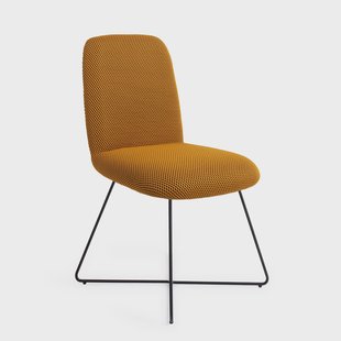 Jesper Home Eetkamerstoel 'Taiwa' Cross Black, kleur Groovy Garam