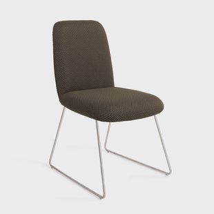 Jesper Home Eetkamerstoel 'Taiwa' Slide Steel, kleur Jungle Jewel