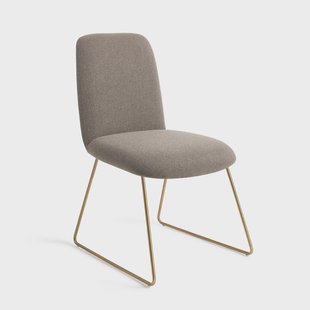 Jesper Home Eetkamerstoel 'Taiwa' Slide Gold, kleur Foggy Fusion