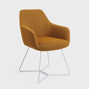 Jesper Home Eetkamerstoel 'Hiroo' Beehive White, kleur Groovy Garam