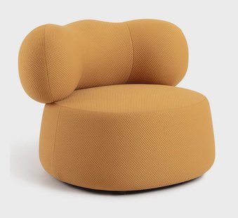 Jesper Home Fauteuil 'Tono' 3D mesh, kleur Funny Yellow