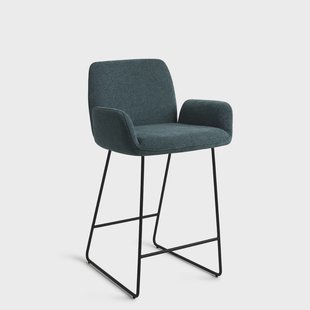 Jesper Home Barkruk 'Misaki' Slide Black, kleur Merry Mermaid (zithoogte 65cm)