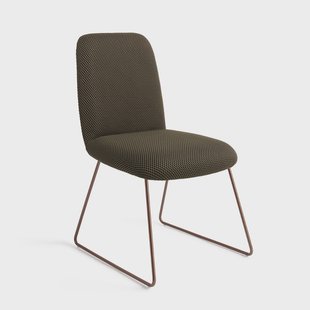 Jesper Home Eetkamerstoel 'Taiwa' Slide Rose, kleur Jungle Jewel