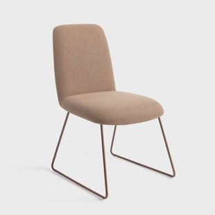 Jesper Home Eetkamerstoel 'Taiwa' Slide Rose, kleur Whisper Wheat