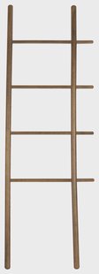 ZILT Wandrek/Ladder 'Jovana' Walnootlook, 157 x 52cm