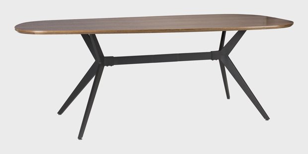 ZILT Organische Eettafel 'Lissete' MDF, 180 x 90cm