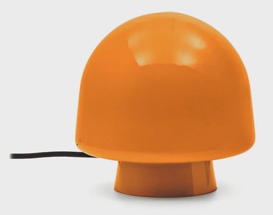 Kave Home Tafellamp 'Reig' Glas, 20cm, kleur Oranje