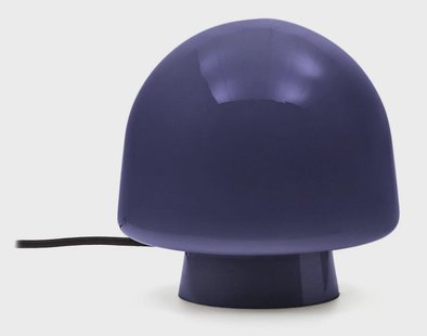 Kave Home Tafellamp 'Reig' Glas, 20cm, kleur Blauw