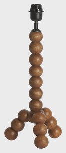 Light & Living Tafellamp 'Veglio' Mangohout, 40cm, kleur Bruin (excl. kap)