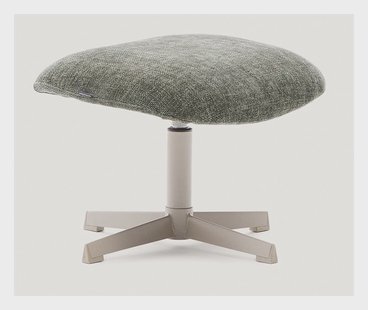 Kave Home Draaibare Hocker 'Teryl' Chenille, kleur Donkergroen