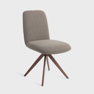 Jesper Home Draaibare Eetkamerstoel 'Taiwa' Turn Brown, kleur Foggy Fusion