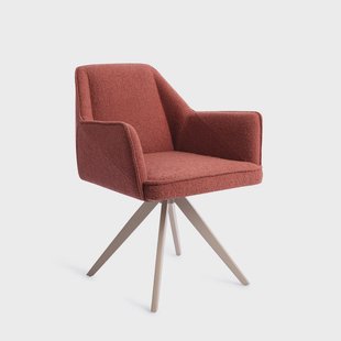 Jesper Home Draaibare Eetkamerstoel 'Tome' Turn Beige, kleur Shabby Saffron