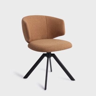 Jesper Home Draaibare Eetkamerstoel 'Misato' kleur Cinnamon Spice