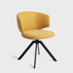 Jesper Home Draaibare Eetkamerstoel 'Misato' kleur Buttercup
