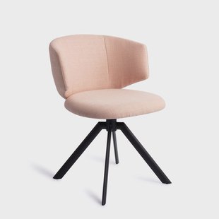 Jesper Home Draaibare Eetkamerstoel 'Misato' kleur Pink Peony