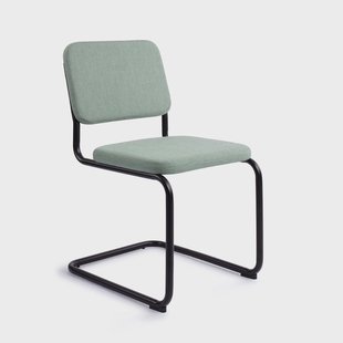 Jesper Home Eetkamerstoel 'Mugi' Black Frame, kleur Spearmint