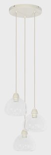 Light & Living Hanglamp 'Bisho' 3-Lamps, kleur Crème