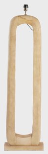 Light & Living Vloerlamp 'Kelafo' Mangohout, 125cm, kleur Naturel (excl. kap)
