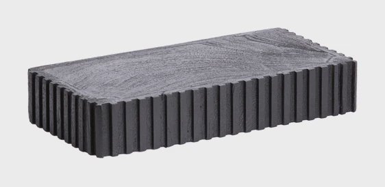 Light & Living Wandplank 'Gatura' Mangohout, 40cm, kleur Zwart