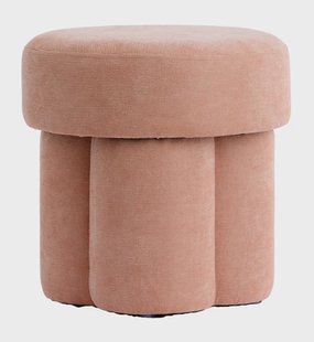 Light & Living Poef 'Curtea' kleur Licht Oranje