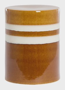 Light & Living Bijzettafel 'Mooca' Keramiek, 33cm, kleur Cognac