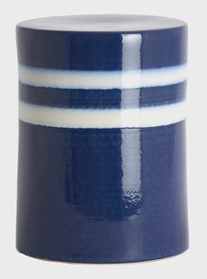 Light & Living Bijzettafel 'Mooca' Keramiek, 33cm, kleur Donkerblauw