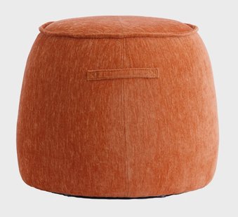 Light & Living Poef 'Sibiu' 50cm, kleur Oranje