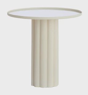 Light & Living Bijzettafel 'Rosario' 50cm hoog, kleur Crème