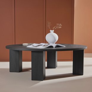 Nohr Ronde Salontafel 'Ciji' MDF, 120cm, kleur Zwart