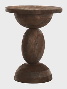 Light & Living Bijzettafel 'Mirto' Mangohout, 40cm, kleur Bruin