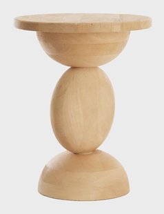 Light & Living Bijzettafel 'Mirto' Mangohout, 40cm, kleur Naturel