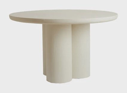 Light & Living Ronde Eettafel 'Mizuho' 130cm, kleur Crème
