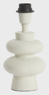 Light & Living Tafellamp 'Olona' 20cm hoog, kleur Crème (excl. kap)