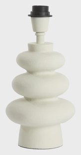 Light & Living Tafellamp 'Olona' 27cm hoog, kleur Crème (excl. kap)