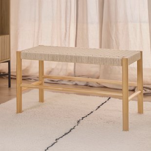 Bendt Bankje 'Marlen' Geweven koord, 80cm