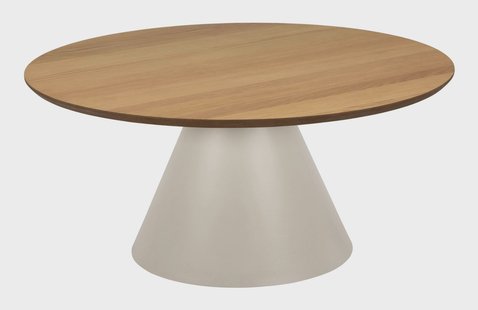 Bendt Ronde Salontafel 'Anemone' Eiken, 85cm