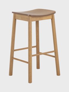 Bendt Barkruk 'Vernard' Eiken (zithoogte 74cm)