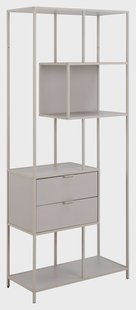 Bendt Wandrek 'Holger' Met 2 lades, 185 x 77cm, kleur Grijs