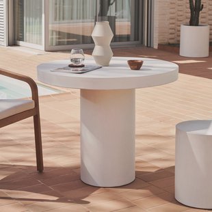 Kave Home Ronde Bistrotafel 'Aiguablava' 90cm, kleur Wit