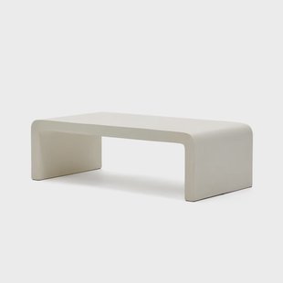 Kave Home Salontafel 'Aiguablava' Cement, 135 x 65cm