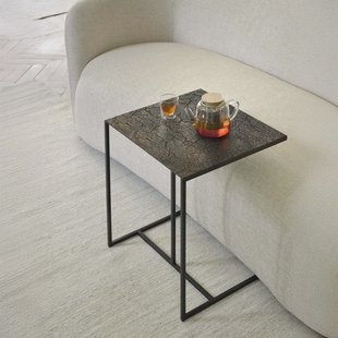 Ethnicraft Bijzettafel 'Tripic' Minerals, 45 x 40cm, kleur Whisky