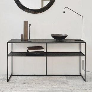 Ethnicraft Sidetable 'Pentagon' Minerals, 150cm, kleur Whisky