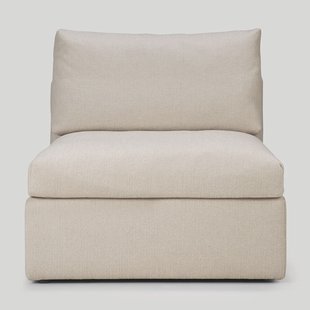 Ethnicraft Modulaire Bank 'Mellow' 1-zits, kleur Off White