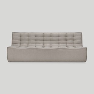 Ethnicraft Modulaire Bank 'N701' Eco, 3-zits, kleur Ecru