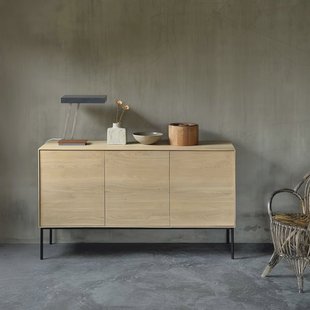 Ethnicraft Dressoir 'Whitebird' Gevernist Eikenhout, 150cm, kleur Naturel