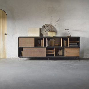 Ethnicraft Dressoir 'Oscar' Teakhout, 224cm