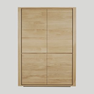 Ethnicraft Opbergkast 'Shadow' Geolied Eikenhout, 160 x 115cm